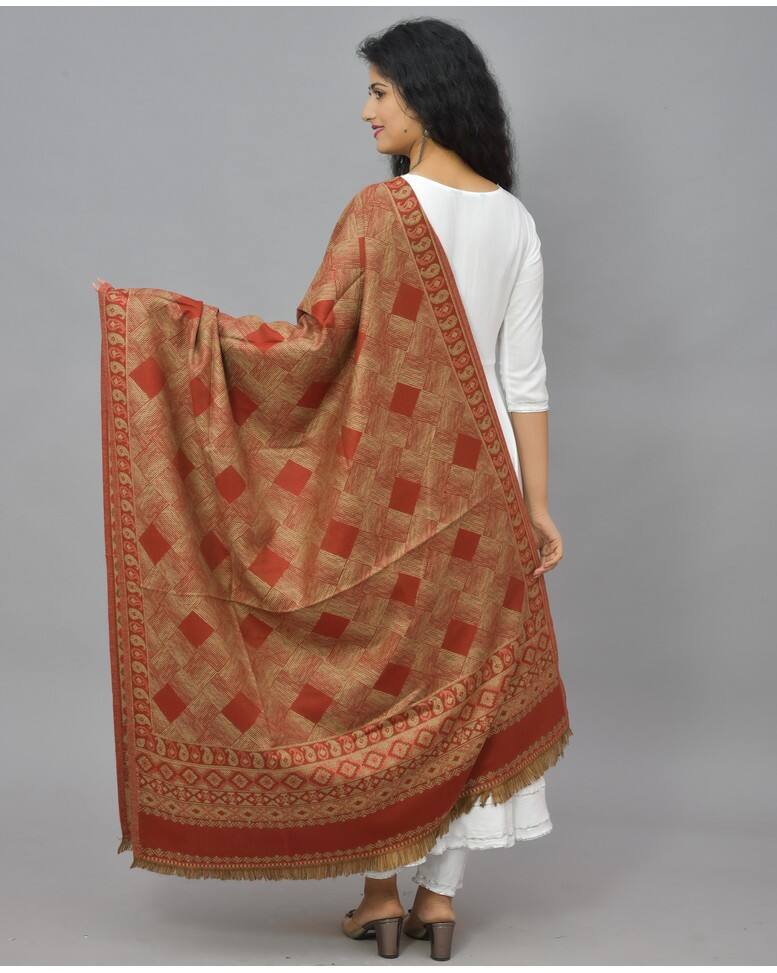 Wool Printed Shawl view 2