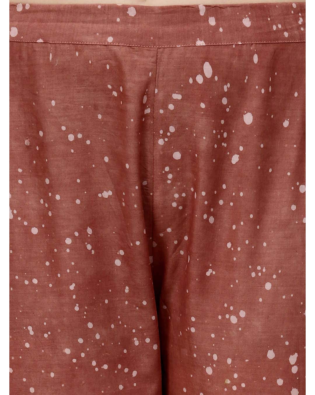Cambric Floral Ethnic Pants SuitSet view 6