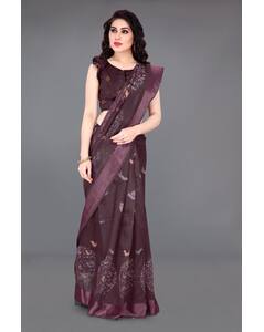 Cotton Printed Regular Saree view 15