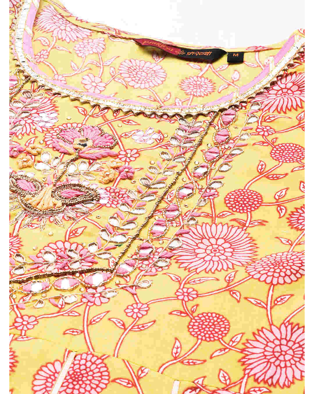 Cotton Mix Printed Ethnic Pants SuitSet view 5