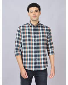 Blended Checks Casual Shirts view 3