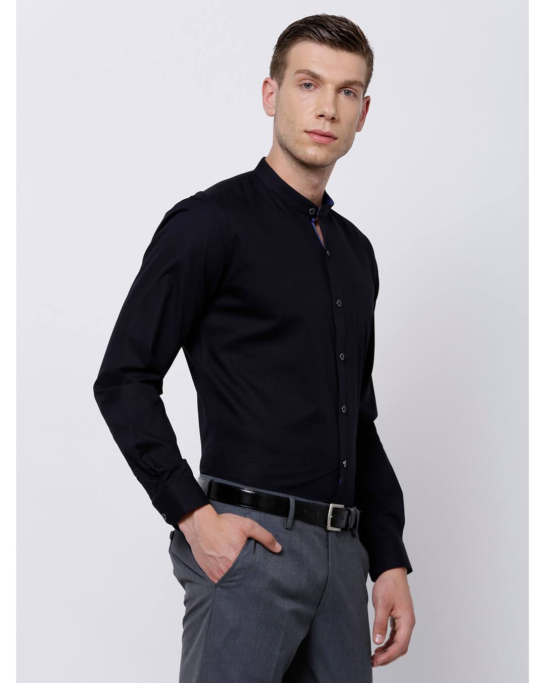 Cotton Solid Shirt view 6