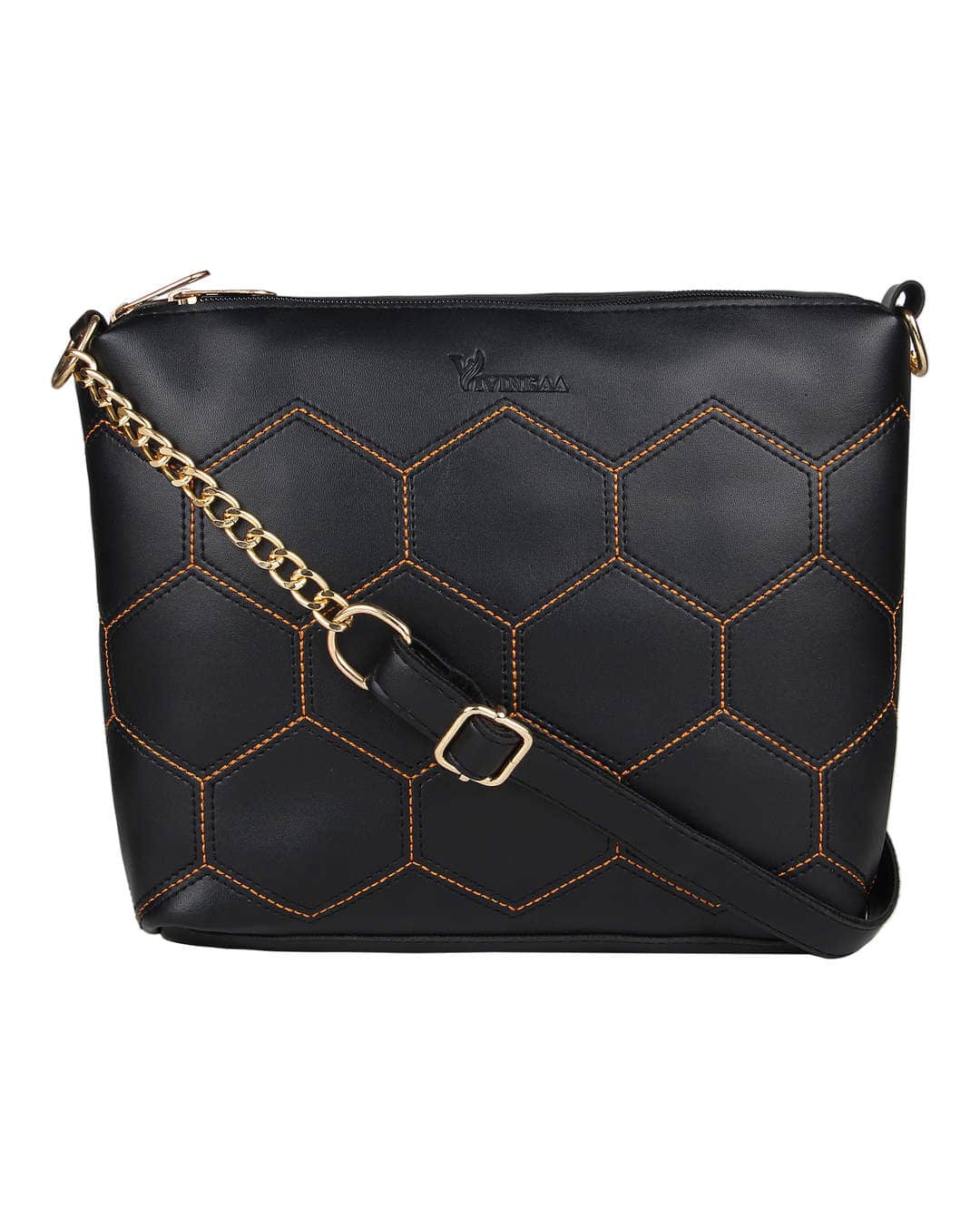 Synthetic Leather Sling Bag