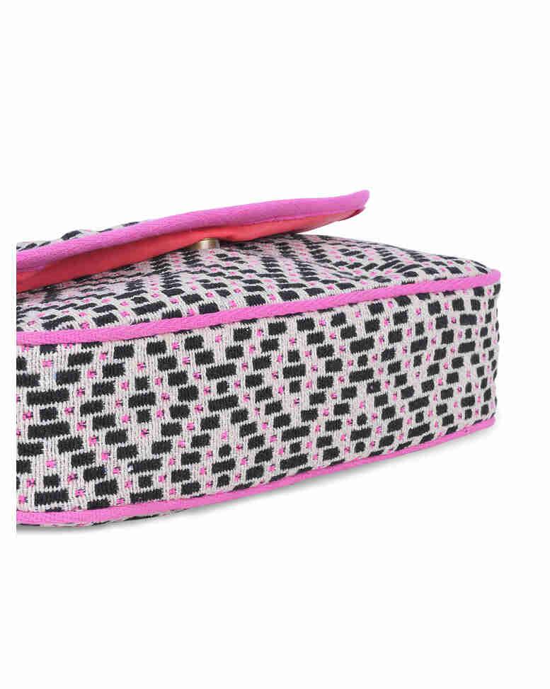 LA STILE Cotton Sling Bag
