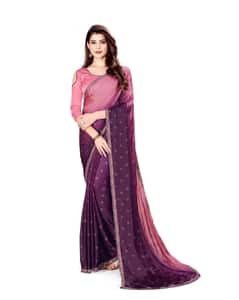 Chiffon Printed Regular Saree view 3