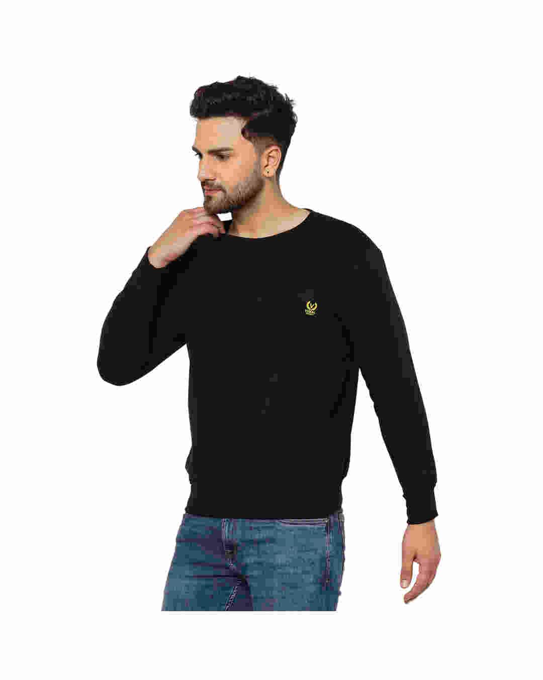 Fleece Solid Sweatshirt view 7