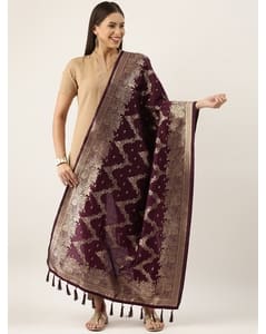 Banarasi Embellished Dupatta view 3