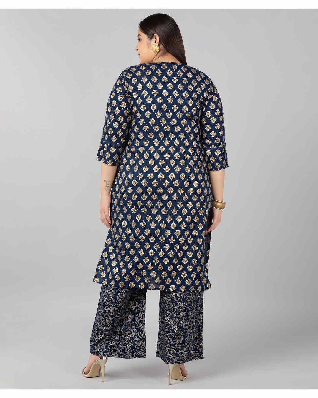 Rayon Printed Palazzo SuitSet view 2