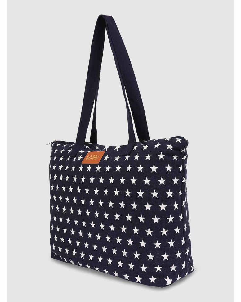LA STILE Canvas Shoulder Bag