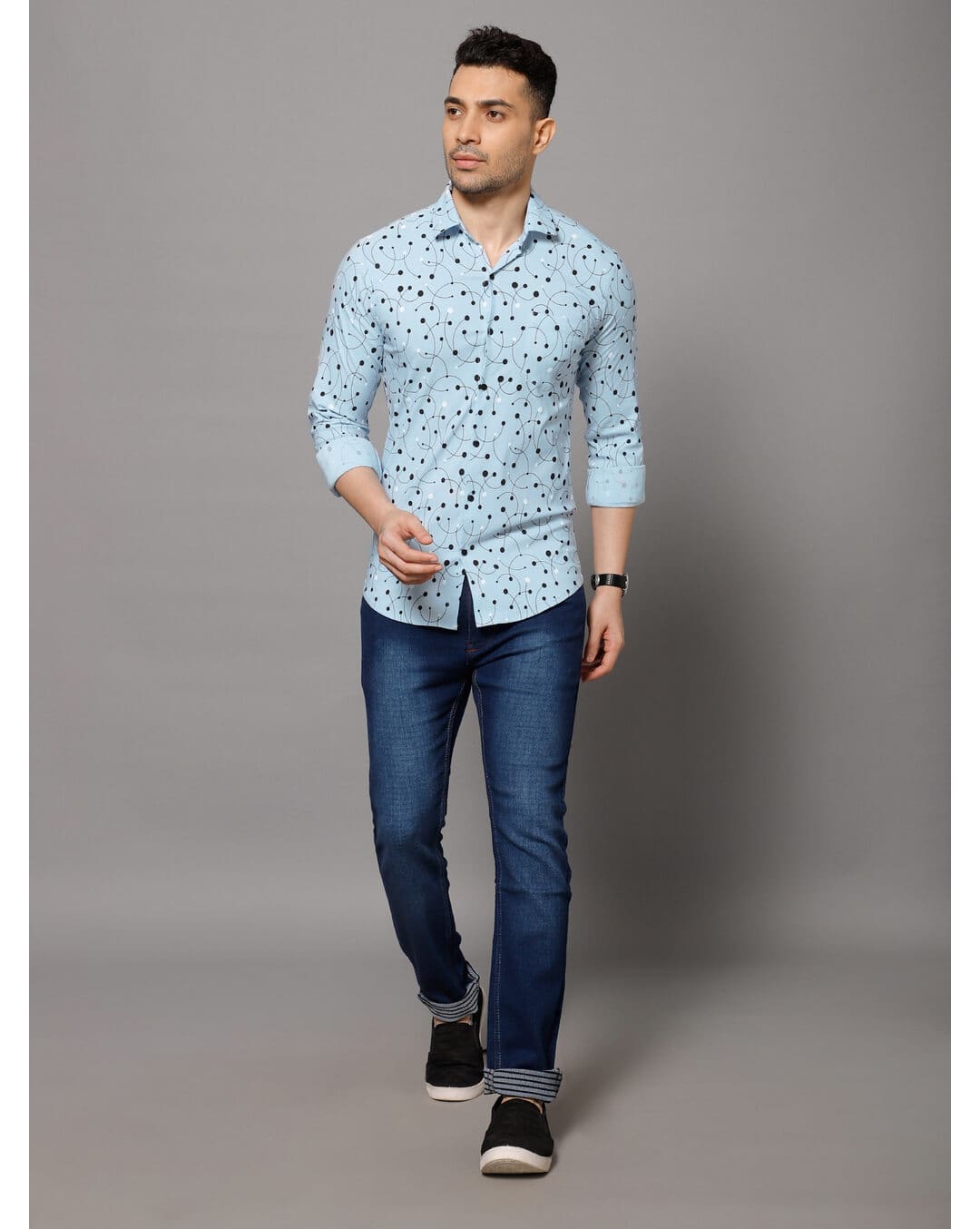 Cotton stretch Printed Casual Shirts view 5