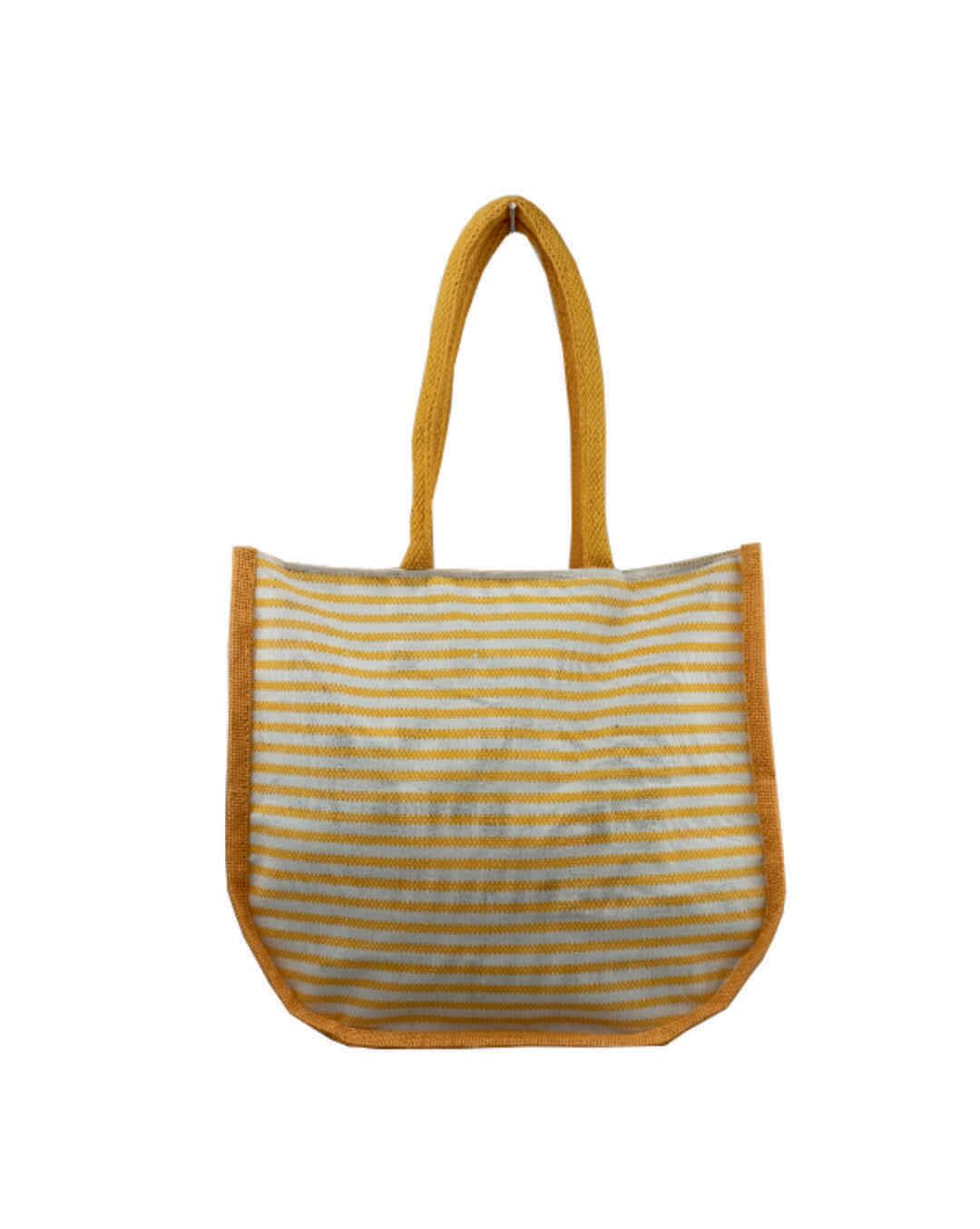 VELITE BAGS Jute Printed Handbag