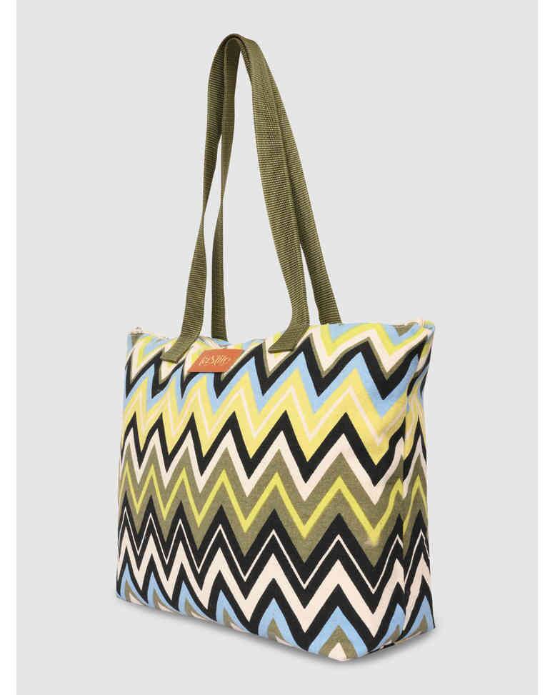 LA STILE Canvas Shoulder Bag