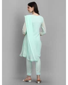 Georgette Embroidered Ethnic pants SuitSet view 6