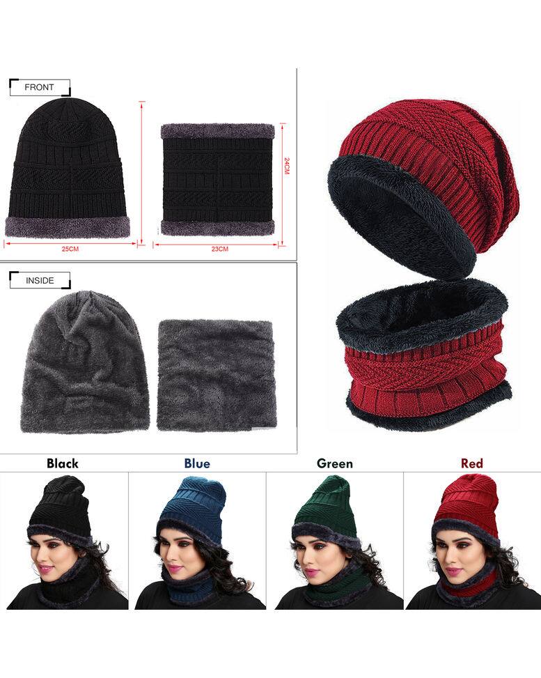 Wool Textured Woolen Caps view 3