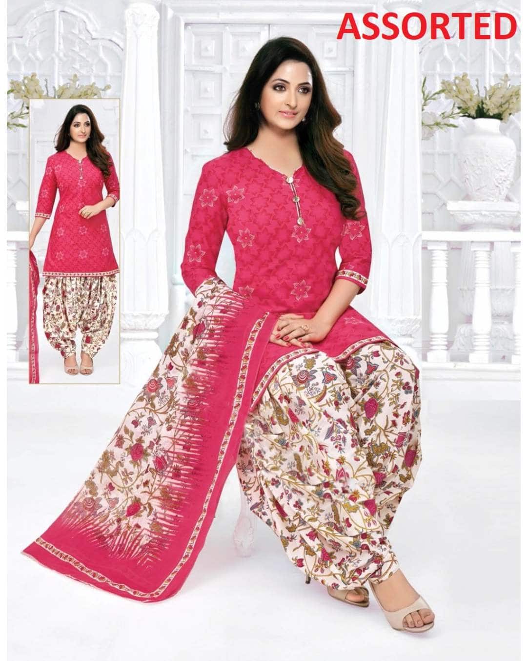 Cotton Printed Patiala  SuitSet