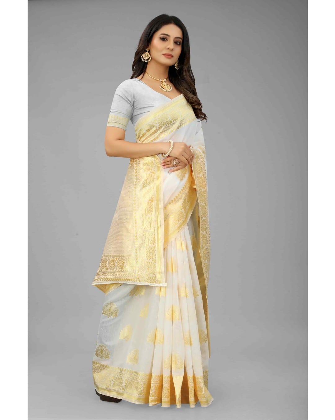 Art Silk Floral 9 Regular Saree view 3