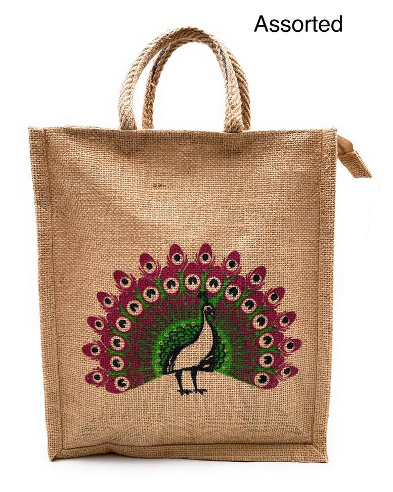 Jute Tote Bag view 9