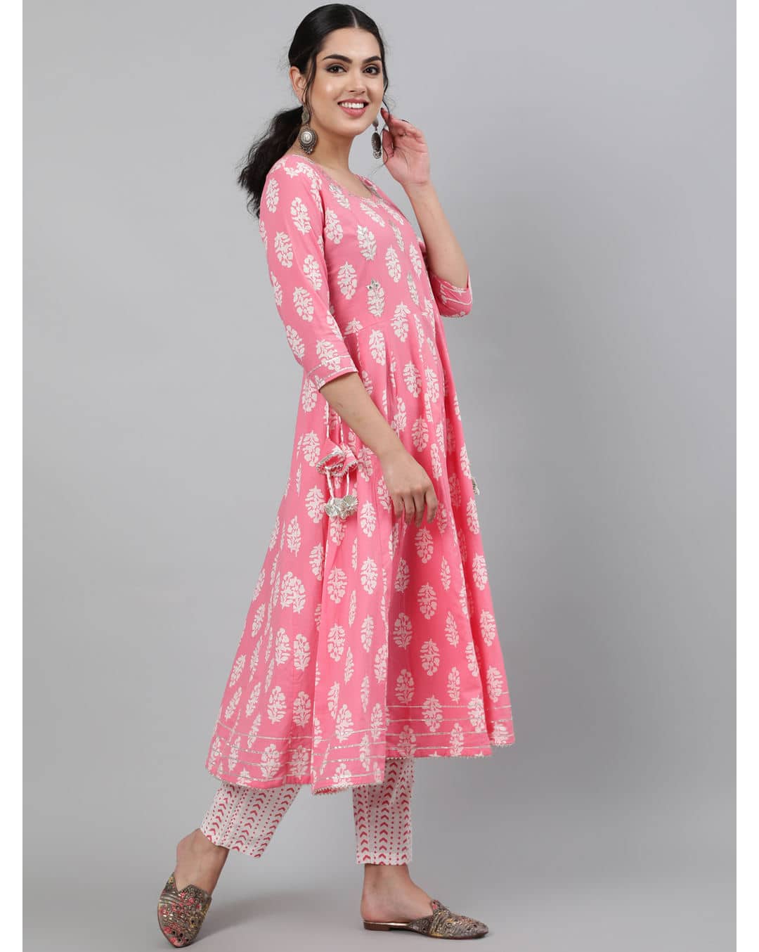 Cotton Printed Ethnic Pants SuitSet view 10