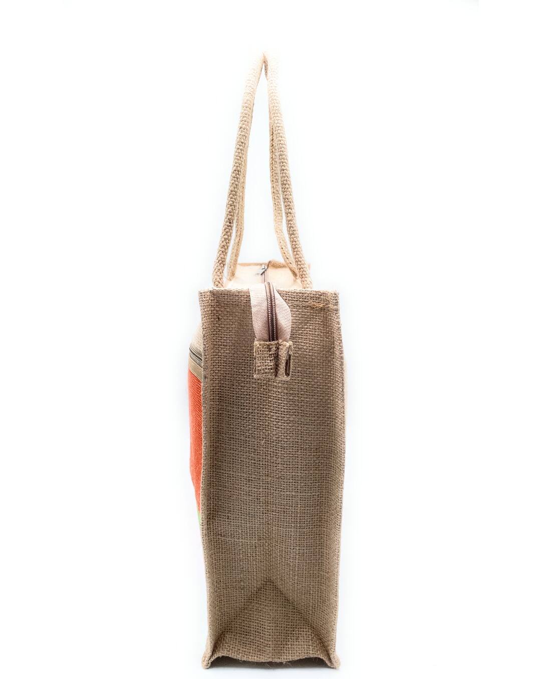 SNT NATIONAL Jute Tote Bag