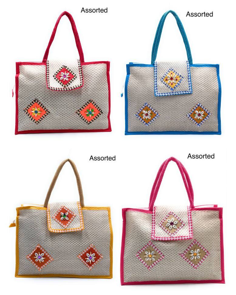 SNT NATIONAL Jute Handbag