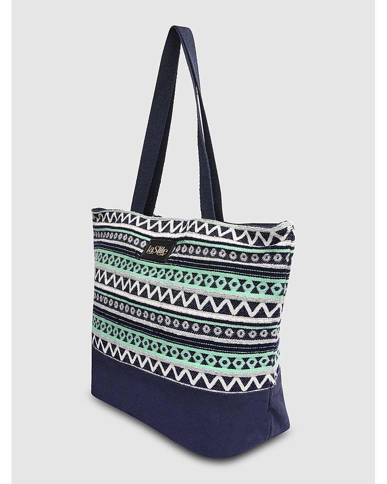 LA STILE Cotton Shoulder Bag