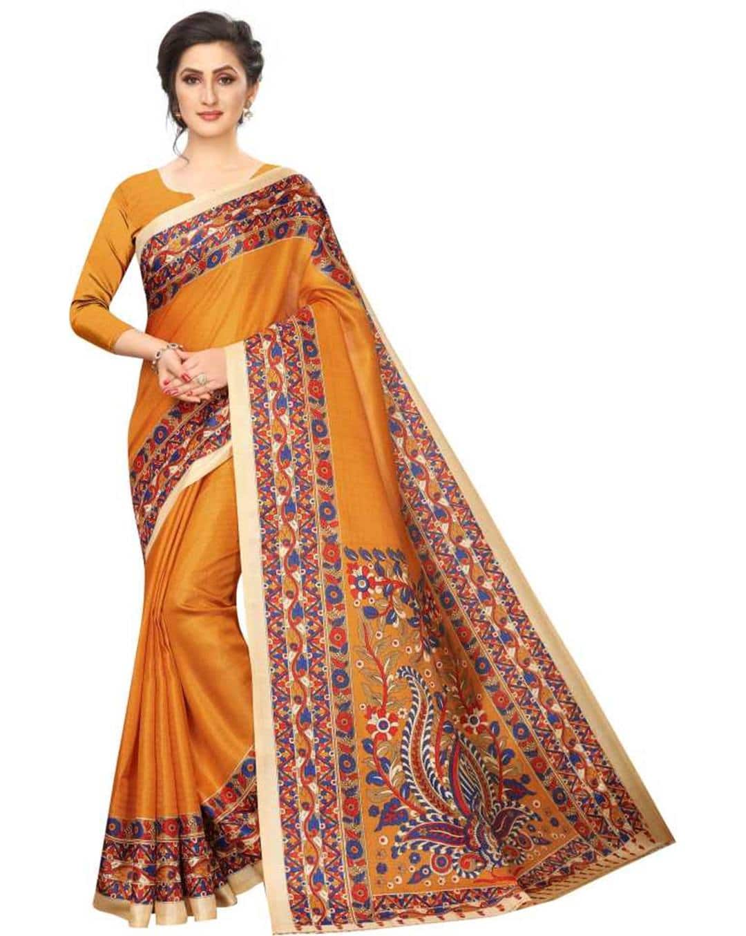 Silk Printed Regular Saree