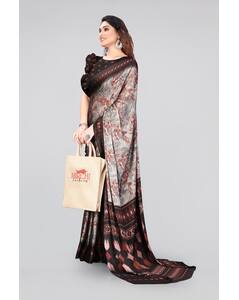 Chiffon All over print Regular Saree view 6