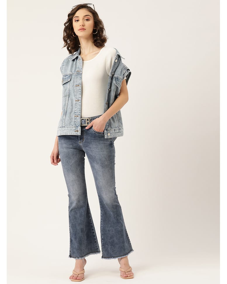 Cotton Bootcut Jeans view 11