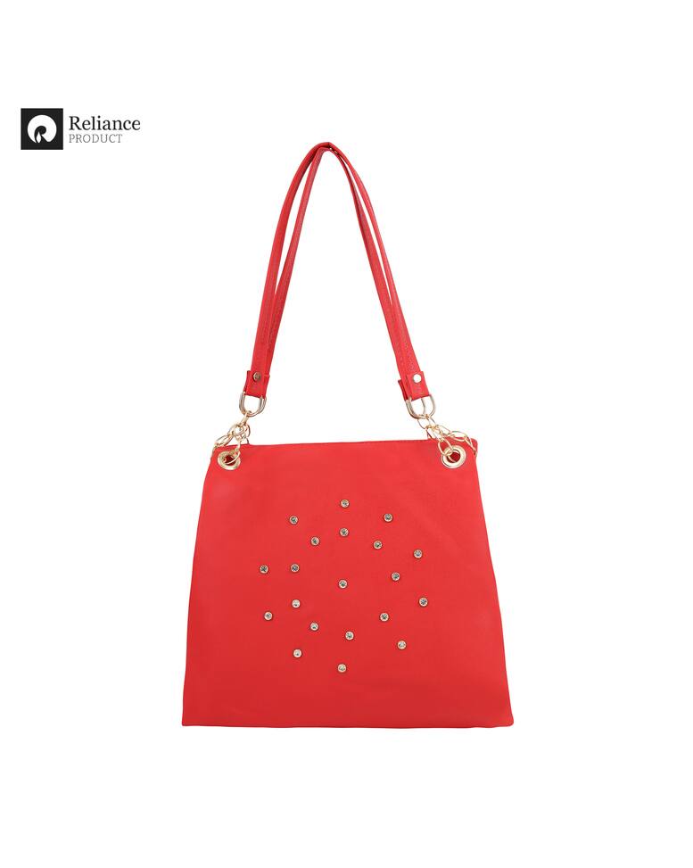LA STILE Polyurethane (PU) Handbag