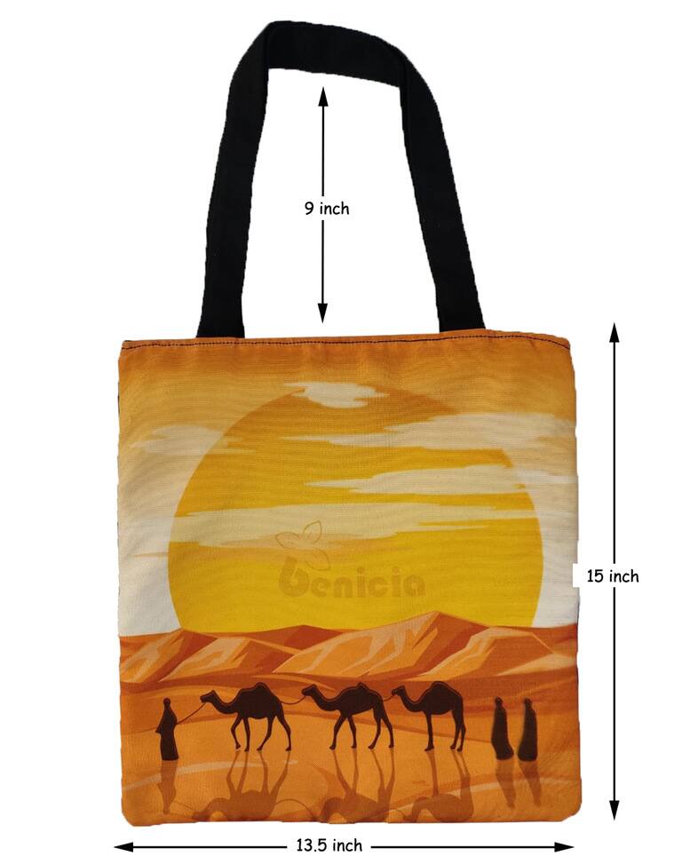 BENICIA Canvas Printed Tote Bag