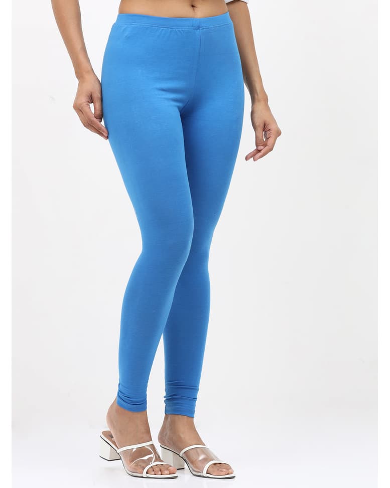 Cotton Solid Chudidhar Leggings view 8