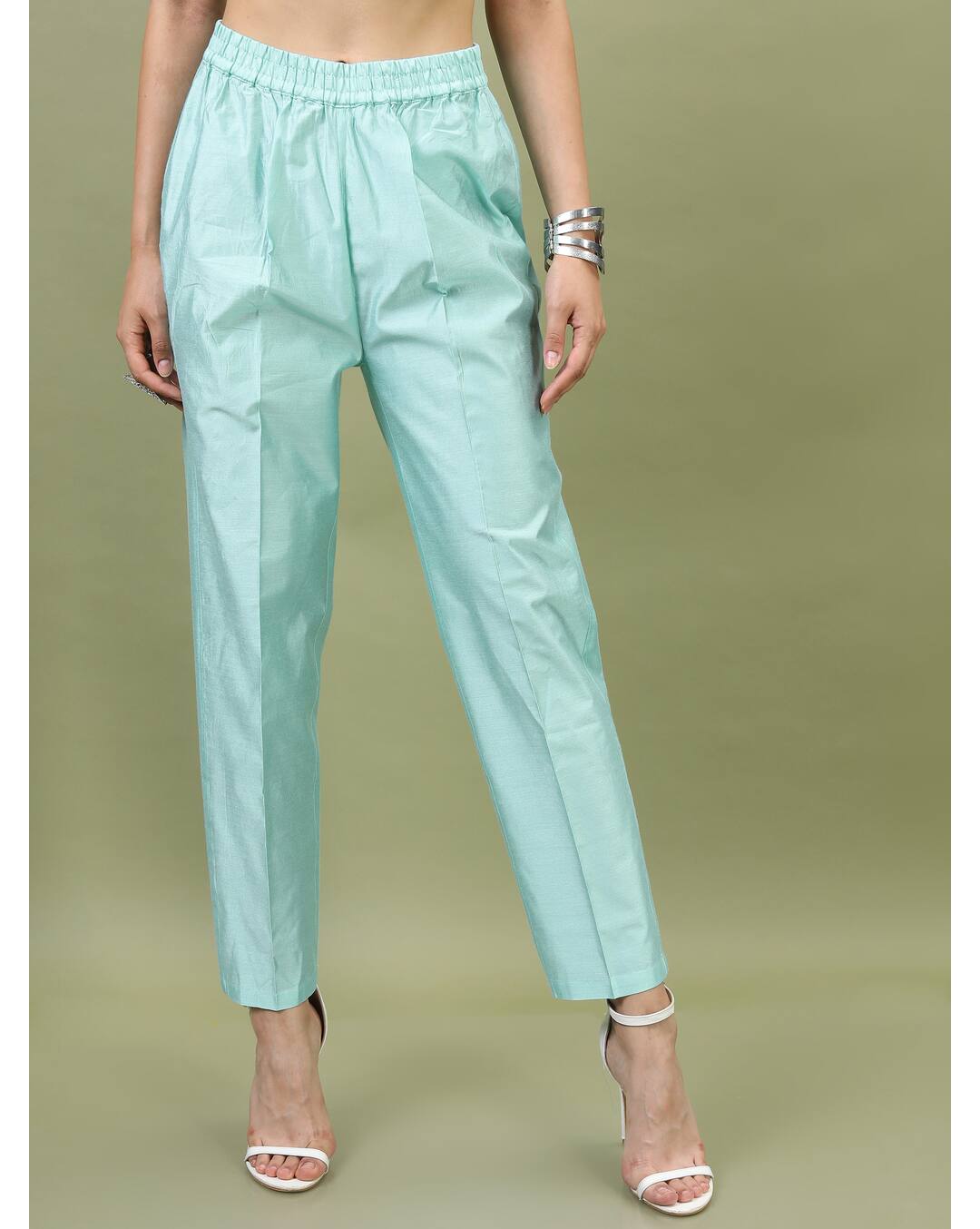 Viscose Embroidered  Ethnic Pants   SuitSet view 6