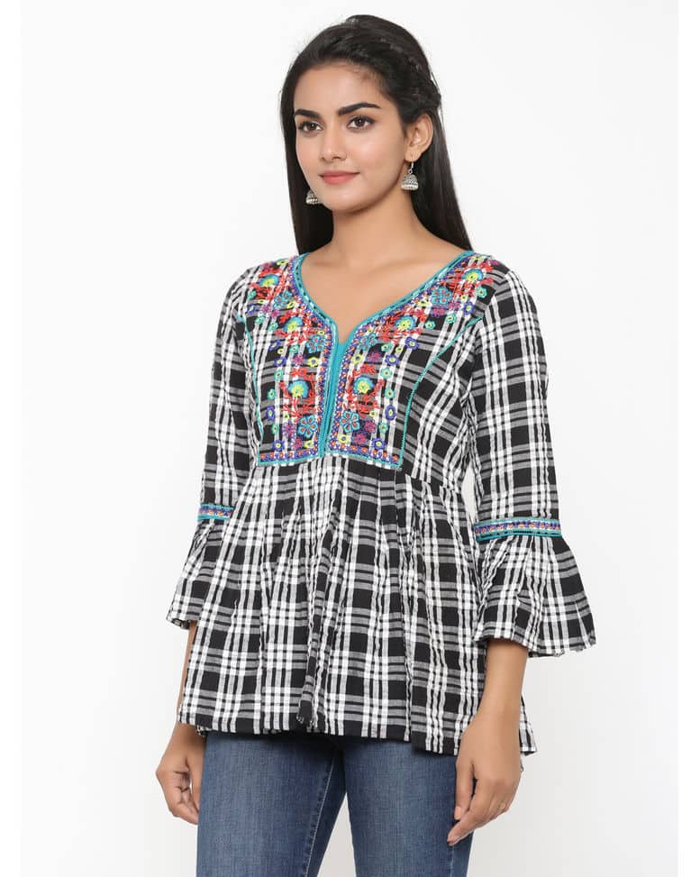 Cotton Embroidered Tunic view 11