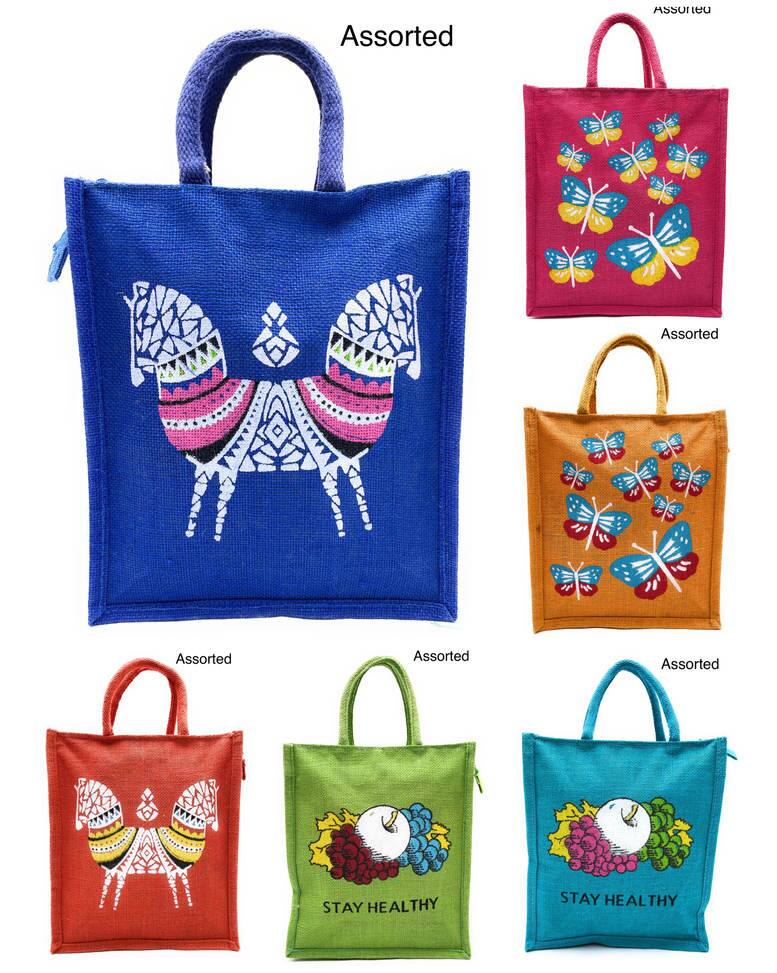 SNT NATIONAL Jute Tote Bag