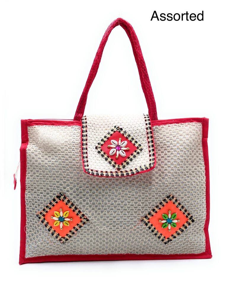 SNT NATIONAL Jute Handbag