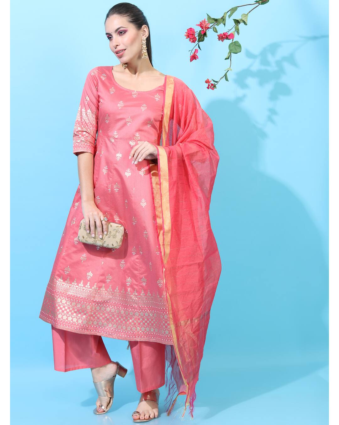 Viscose Printed  PalazzoSuitSet