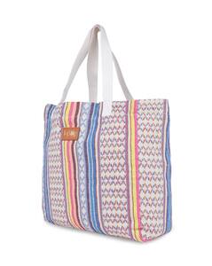 LA STILE Cotton Shoulder Bag