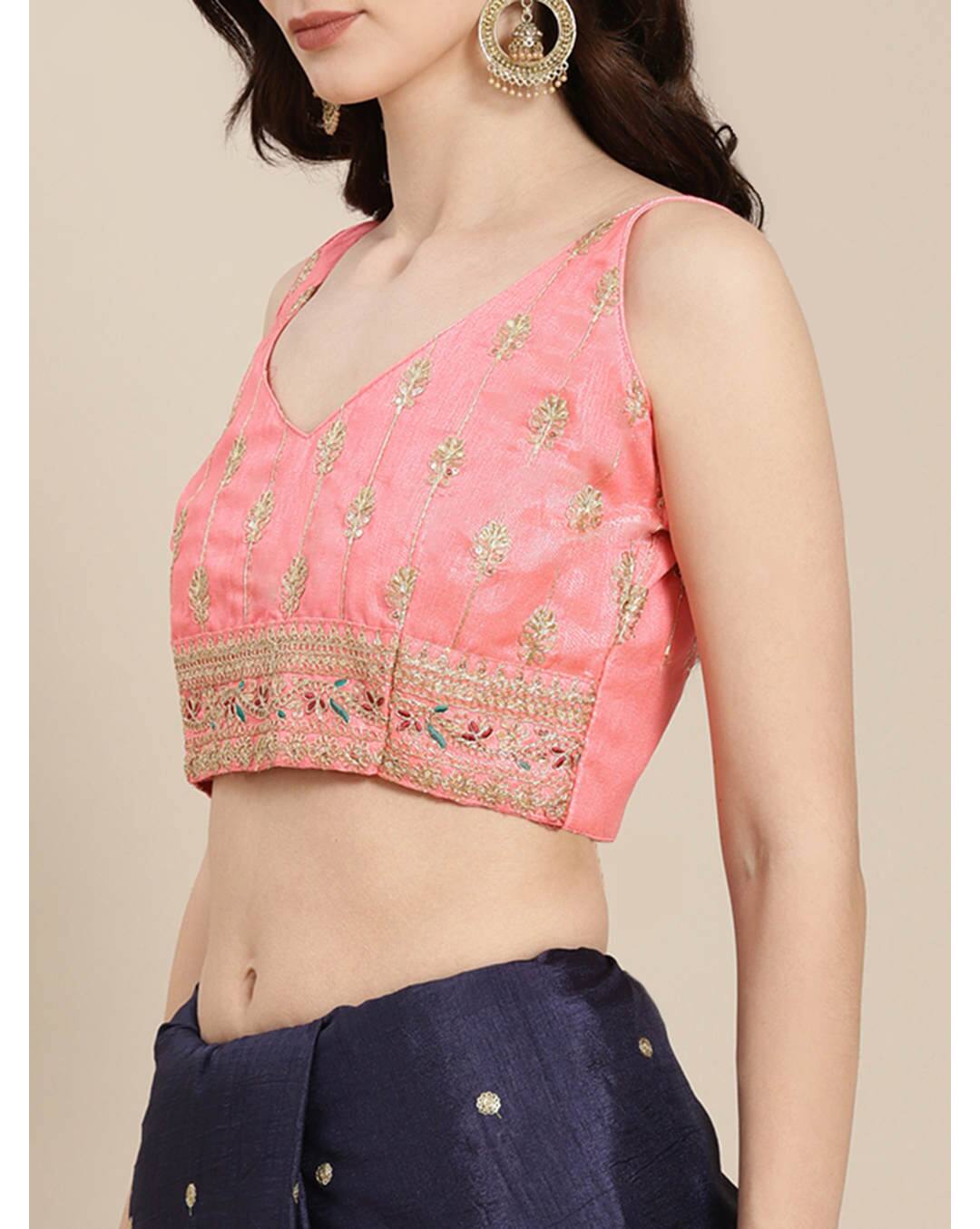 Silk Embroidered Regular Saree view 3