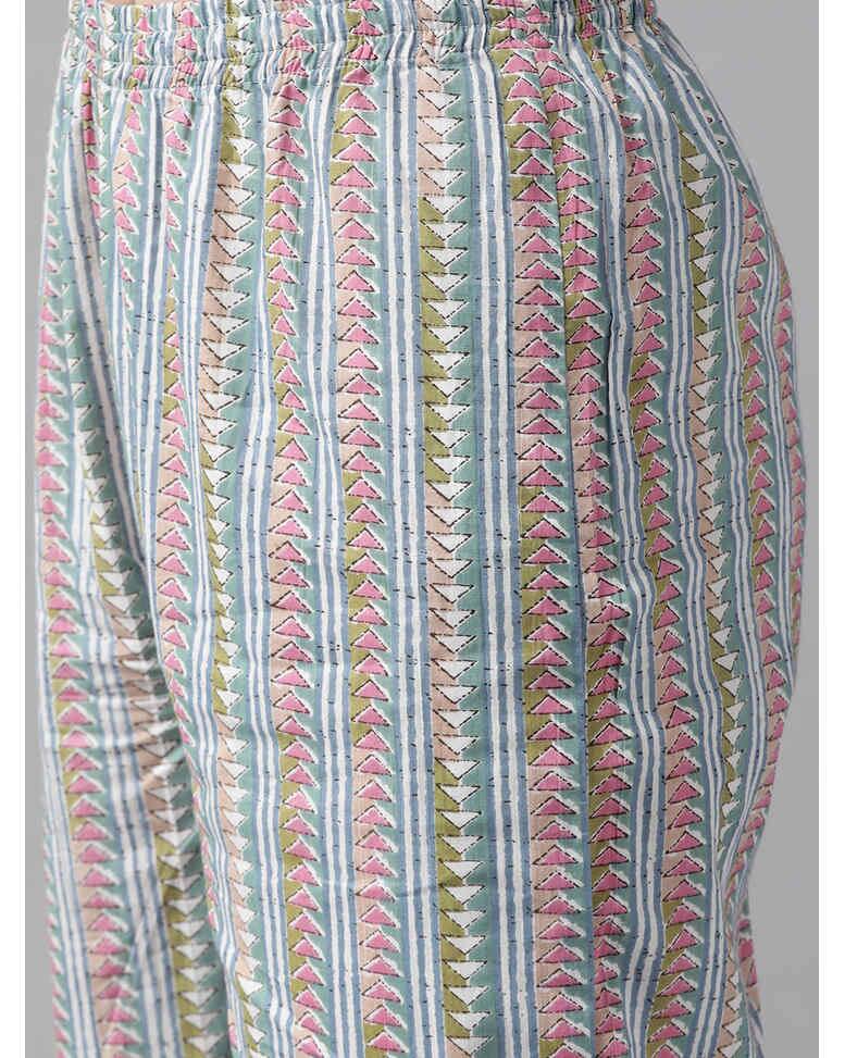 Cotton Floral  Ethnic Pants SuitSet view 6