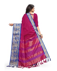 Cotton Embellished Regular Saree view 9