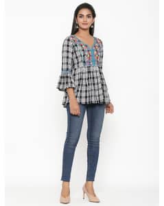 Cotton Embroidered Tunic view 3