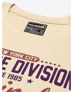 Cotton Typographic Tailored Fit Round Tshirts view 12