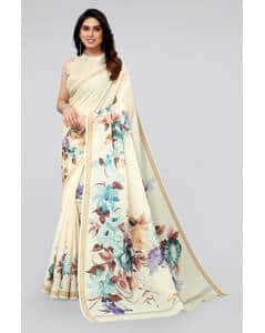 Cotton All over print Regular Saree view 3