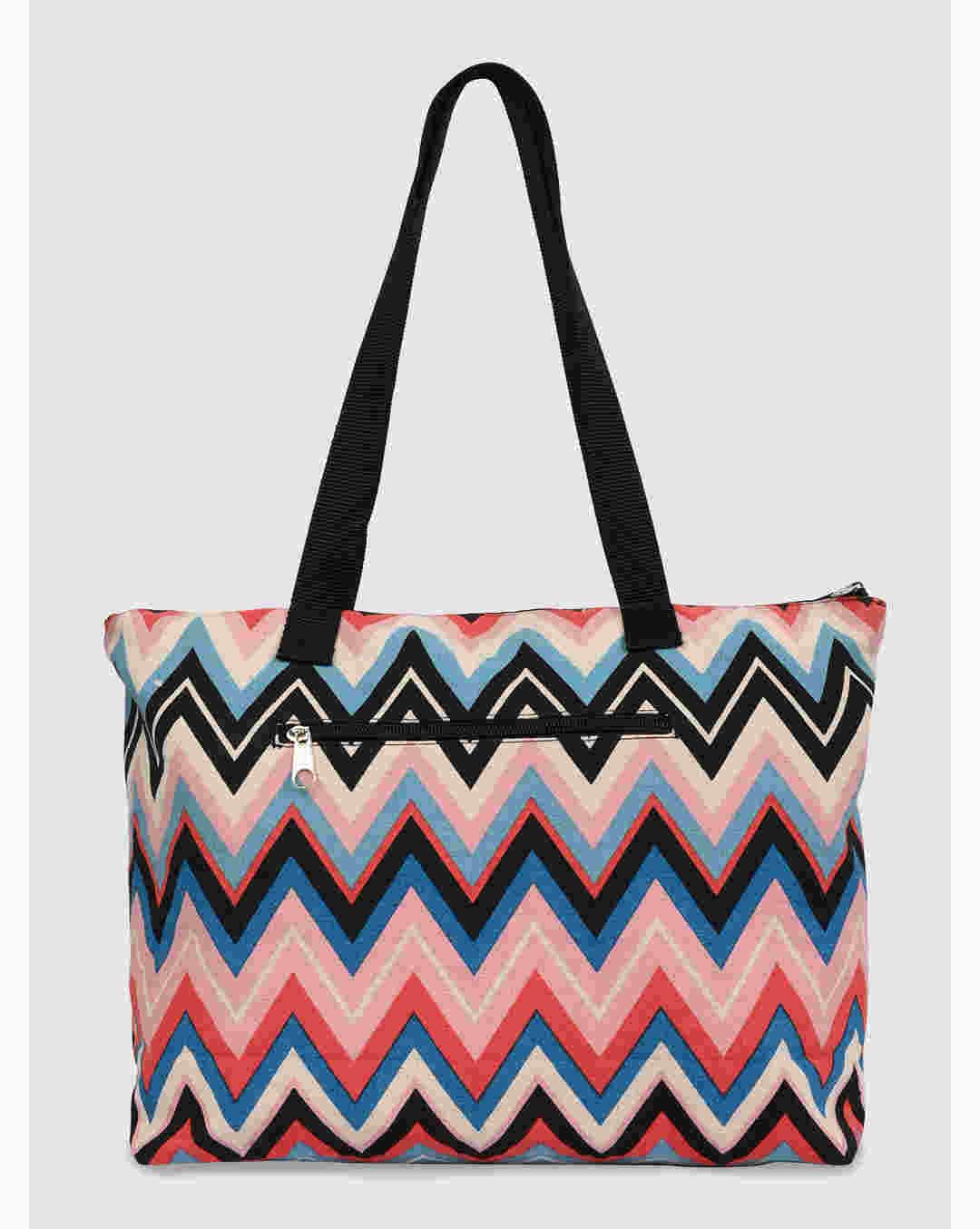 LA STILE Canvas Shoulder Bag