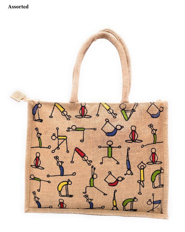 SNT NATIONAL Jute Tote Bag