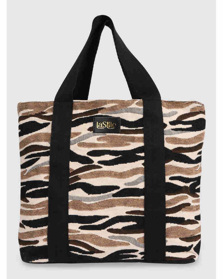 LA STILE Canvas Handbag