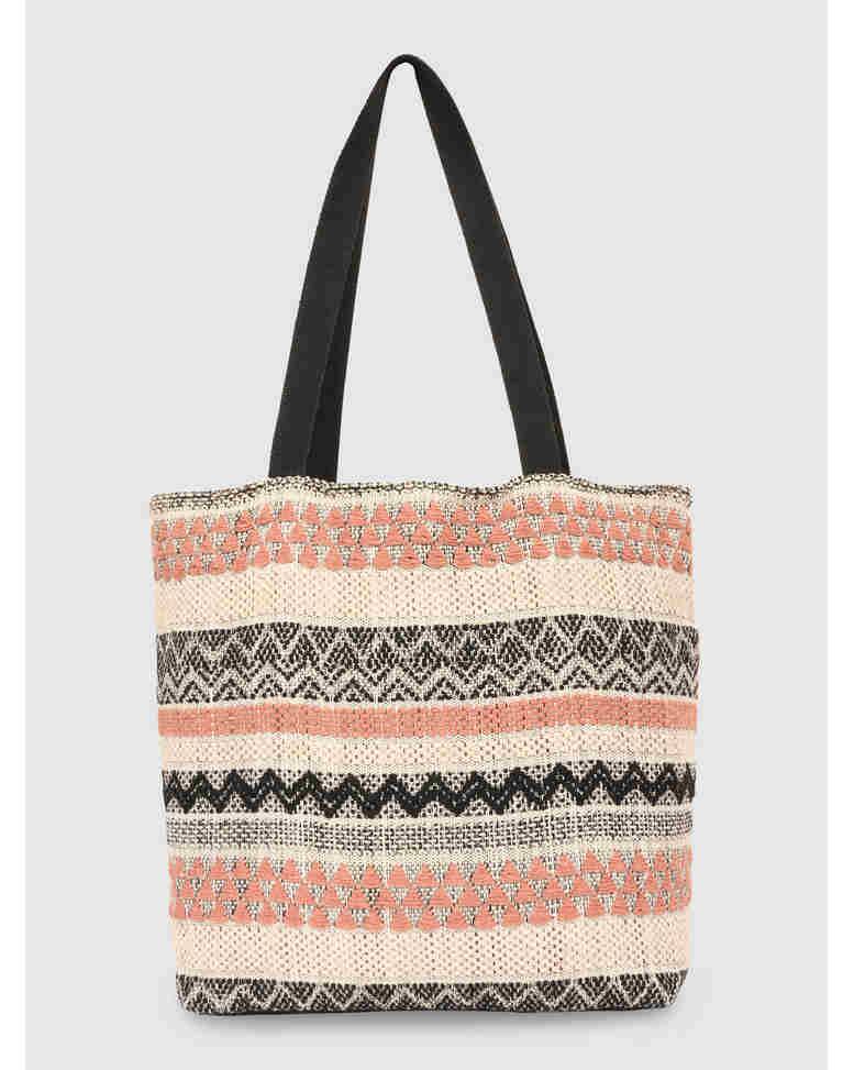 LA STILE Cotton Shoulder Bag