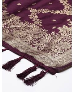 Banarasi Embellished Dupatta view 9