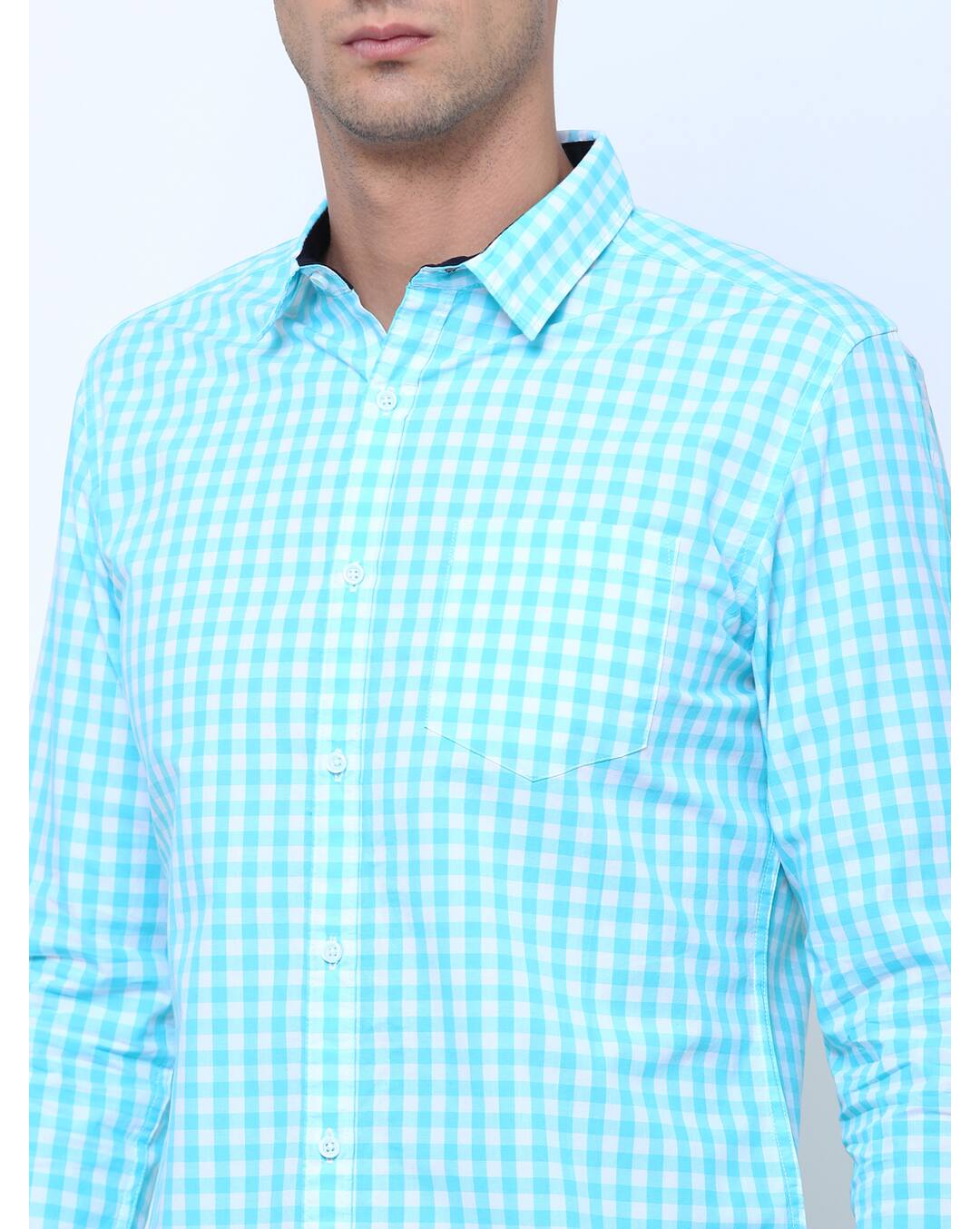 Cotton Checks Shirt view 13