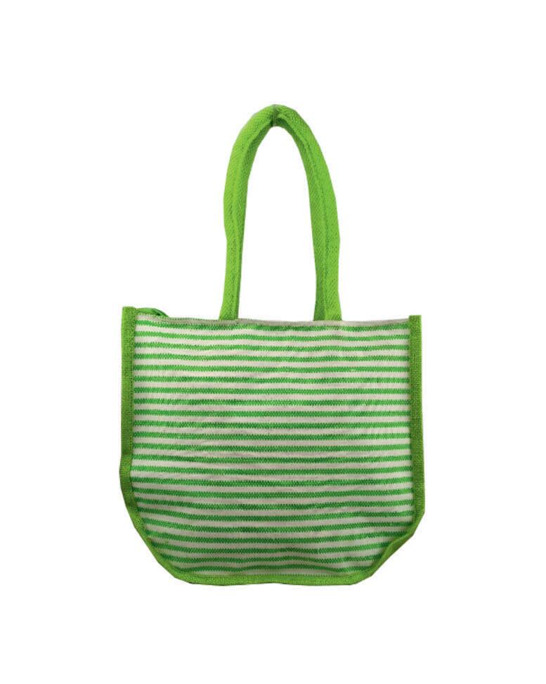 VELITE BAGS Jute Printed Handbag